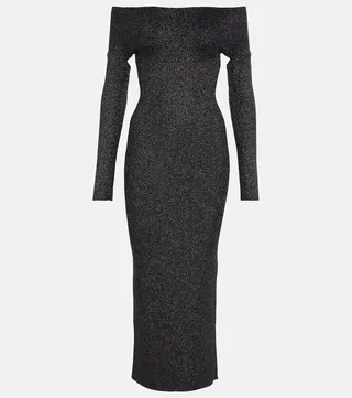 Marisole off-shoulder midi dress