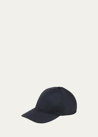 Men's Solid Cashmere Baseball Cap
