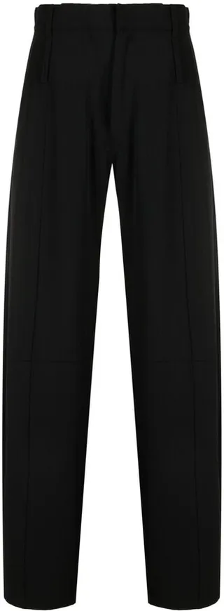 High-Waist Tapered Trousers