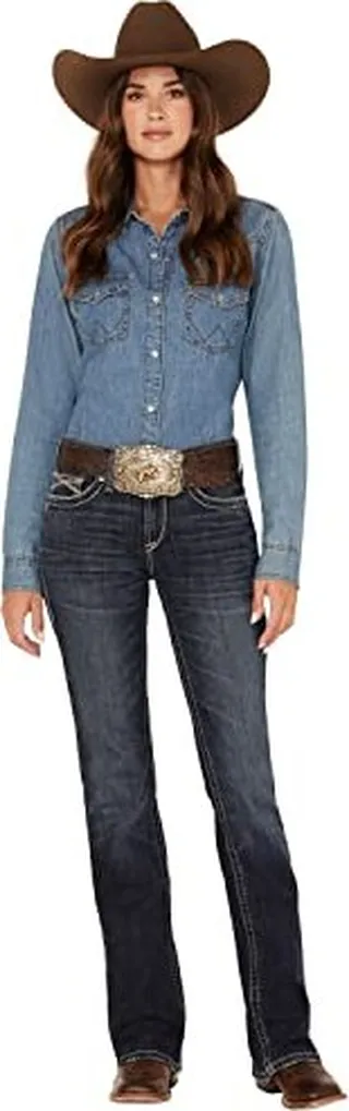 Ariat Female R.E.A.L. Perfect Rise Lexie Boot Cut Jean Missouri 32
