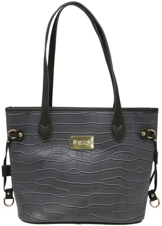 Bebe Micca Croco Tote