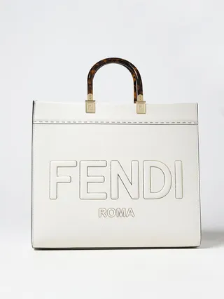 Sunshine Medium Fendi bag in micro grain leather