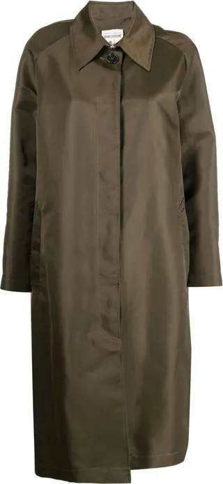 Button-Up Trench Coat