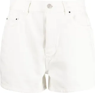 Logo-Patch Denim Shorts