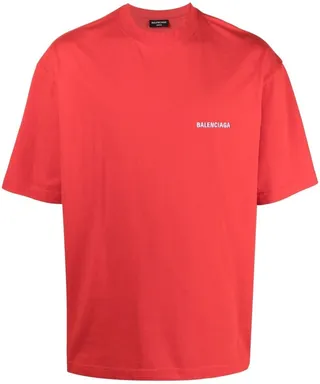 logo print regular-fit T-shirt