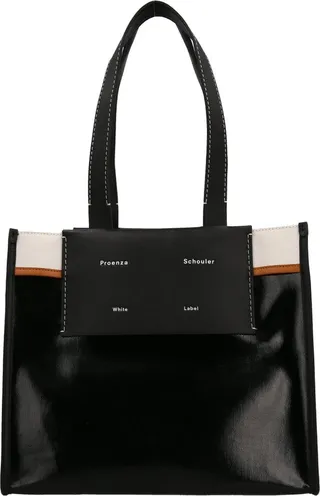 Proenza Schouler White Label Morris Logo Printed Tote Bag
