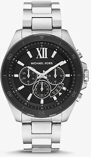 Oversized Brecken Silver-Tone Watch