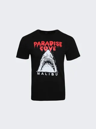 Paradise Cove Pocket Tee Black