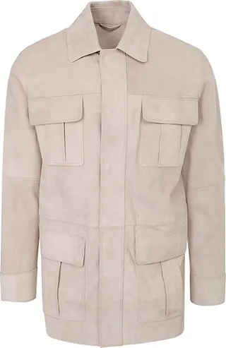 Suede Sahariana Jacket