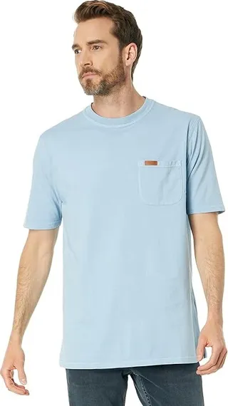 Pendleton Deschutes Pocket Tee (Misty Blue) Men's T Shirt