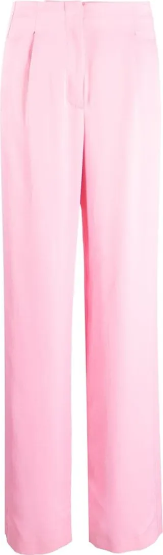 Long-Length High-Waist Trousers