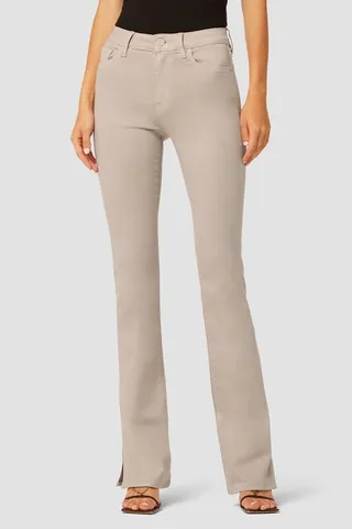 Hudson Jeans Barbara High-Rise Bootcut Jean - Coated Moonrock