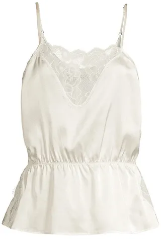 Rose Lace Silk Cami