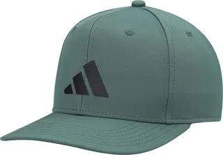 Men's adidas Green 3-Bar Aeroready Snapback Hat