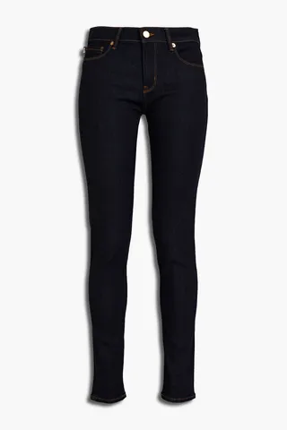 High-rise skinny jeans