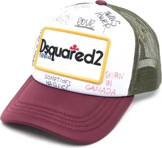 Logo-Embroidered Mesh Cap