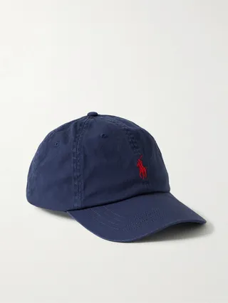 Logo-Embroidered Cotton-Twill Baseball Cap