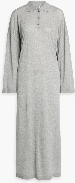 Barzio cotton and Lyocell-blend jersey midi dress