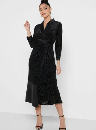 Embroidered Detail Dress