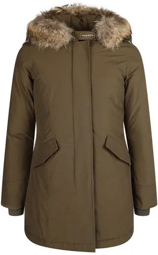 Woolrich Fur-Trimmed Hooded Padded Coat