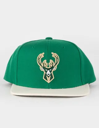 MITCHELL & NESS NBA Team 2 Tone 2.0 Milwaukee Bucks Snapback Hat