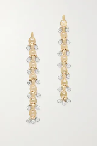 Paco Rabanne - Gold-tone Crystal Earrings - One size