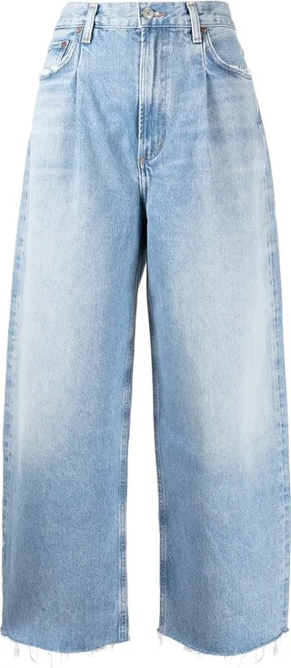 Cropped Wide-Leg Jeans