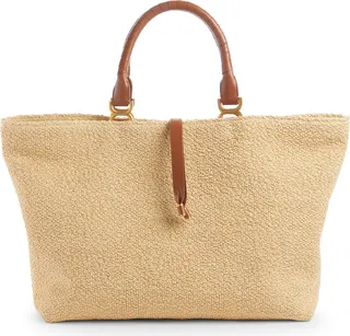 Large Marcie Raffia Tote