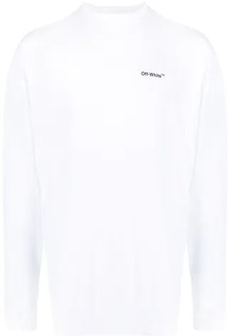 Caravaggio Arrows-print mock-neck T-shirt