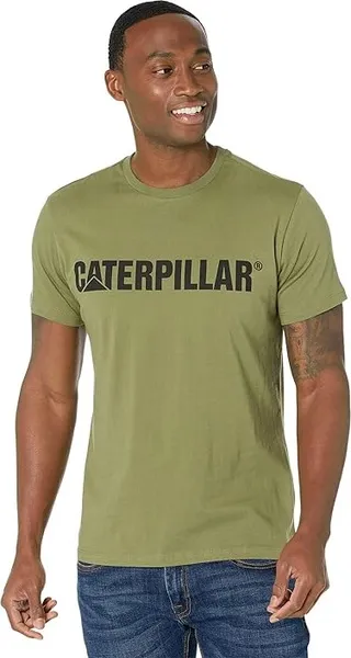 Caterpillar Caterpillar Logo Tee (Marshland) Men's Clothing
