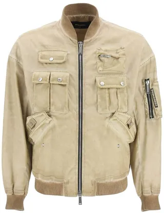 Dsquared2 Cyprus Pocket Patch Bomber Jacket