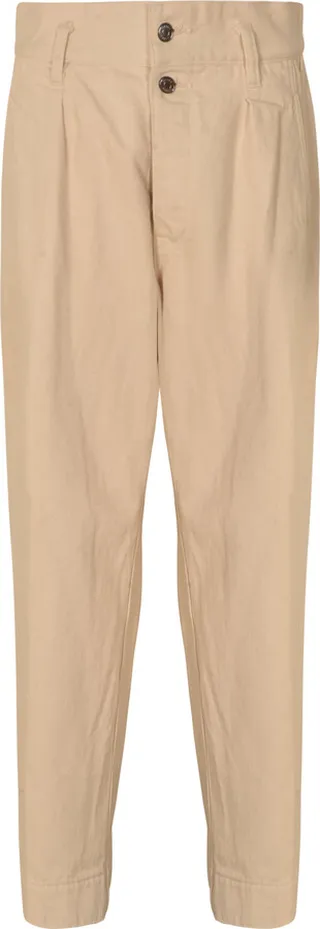 High Waist Buttoned Trousers