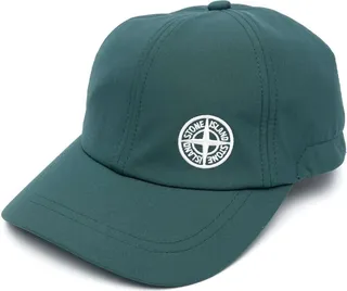 Green Embroidered Logo Cap
