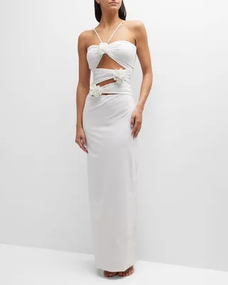Veranera Cutout Halter Maxi Dress
