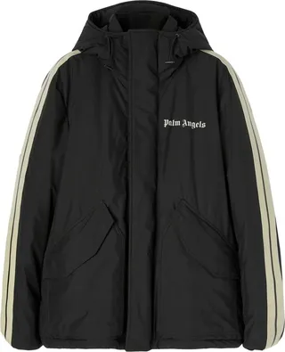 Track Logo-Print Ski Jacket