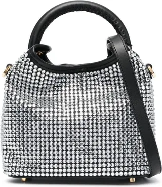 Crystal-Embellished Mini Tote Bag