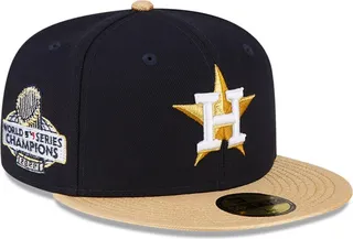 Men's New Era Navy Houston Astros 2023 Gold Collection 59FIFTY Fitted Hat