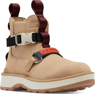 Sorel Women's Hi-Line Eq Contrast-Trimmed Chelsea Booties Women's Shoes