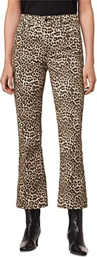 Joe's Jeans The Callie High Rise Cropped Bootcut Jeans in Leonine