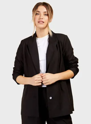 Button Detail Blazer