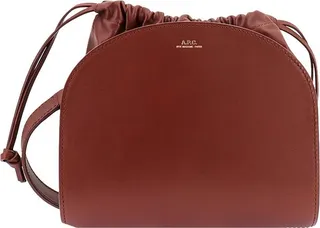 A.P.C. Demi Lune Drawstring Crossbody Bag