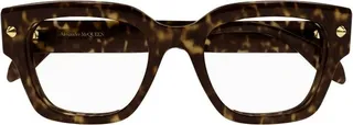 Alexander McQueen Eyewear Square Frame Glasses