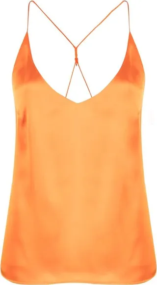 Spaghetti-Strap Satin Camisole