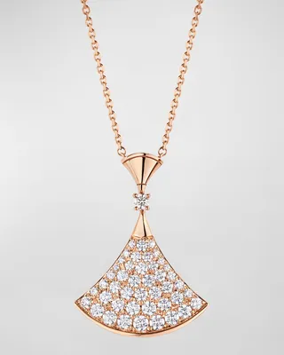 Divas' Dream Diamond Pendant Necklace in 18k Rose Gold