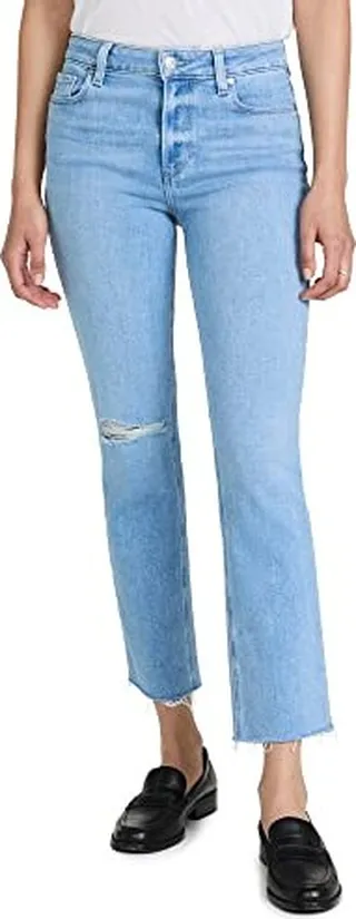PAIGE Women's Cindy Raw Hem Jeans
