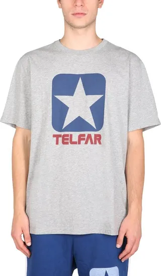 Telfar X Converse Logo Printed Crewneck T-Shirt
