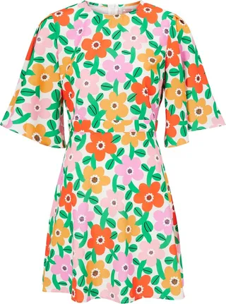 Traffic People - Slow Days Of Summer Misty Dress In White