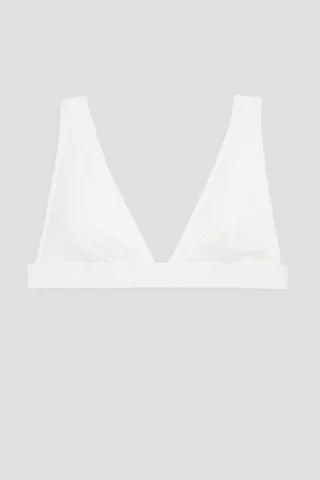 Textured bikini top