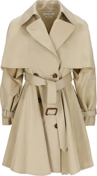 Alexander McQueen Belted Trench Coat