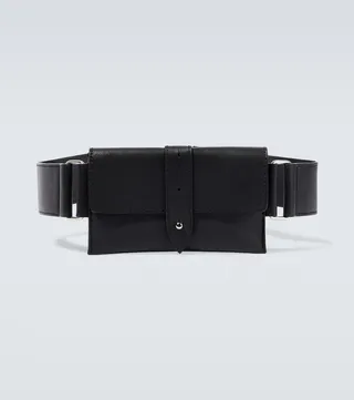 Leather belt bag